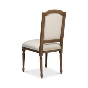 GHẾ ĂN CỔ ĐIỂN LOUIS 16 TỰA VUÔNG KHÔNG TAY